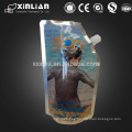 laminated material spout top body scrub packaging/bady mud mask pouch